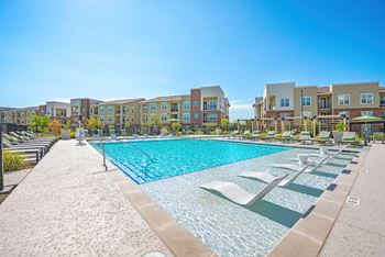 Two sparkling swimming pools with resort atmosphere